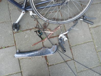 Closeup van die fietsen